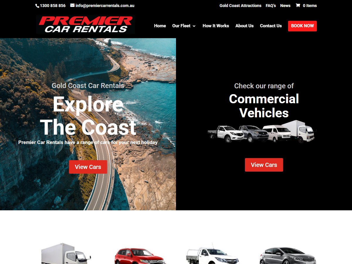 Premier Car Rentals on the Gold Coast
