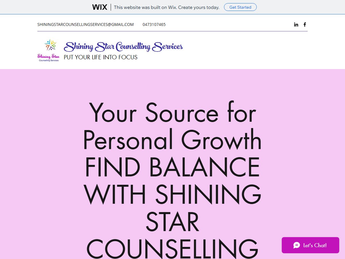 Shining Star Counselling Services