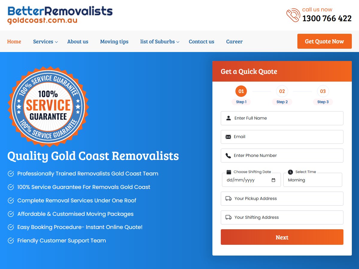 Better Removalists Gold Coast