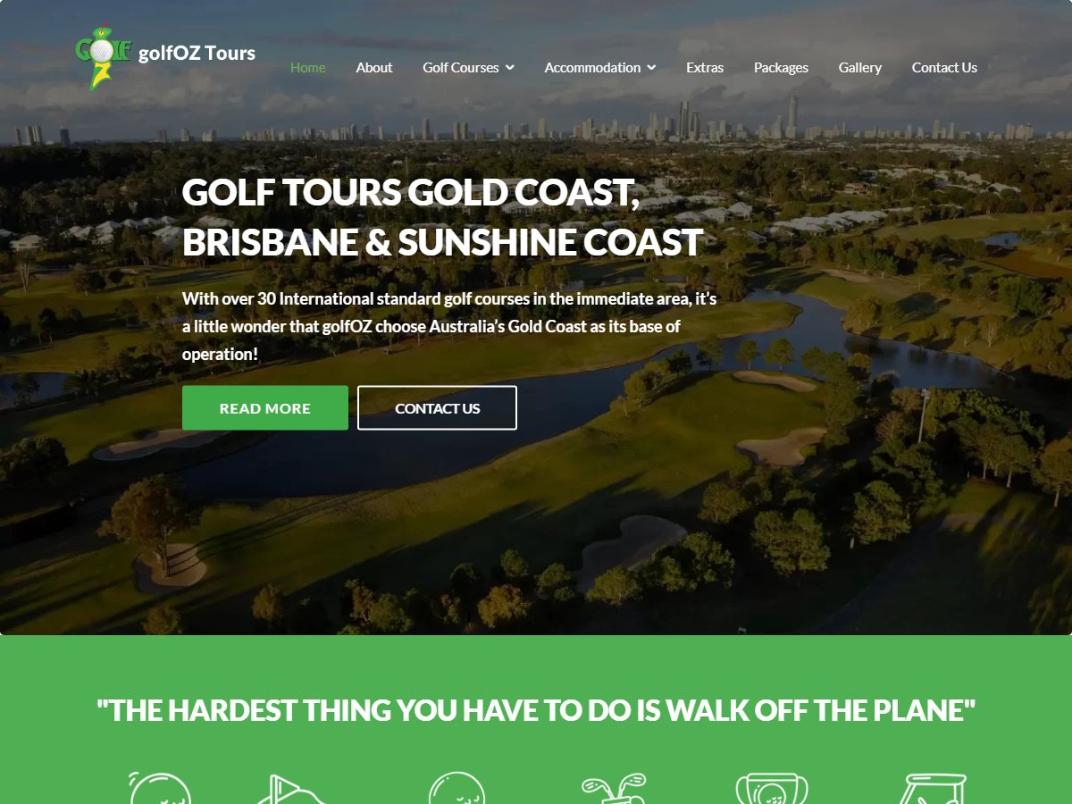 Golf OZ Tours and Tourism