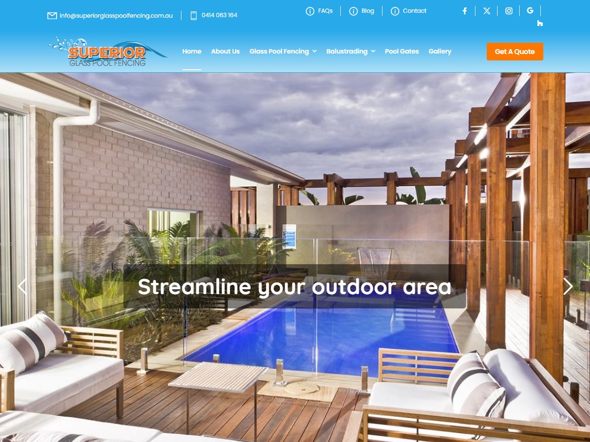 Superior Glass Pool Fencing | Glass Pool Fencing QLD