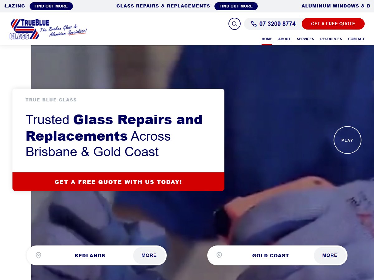 True Blue Glass