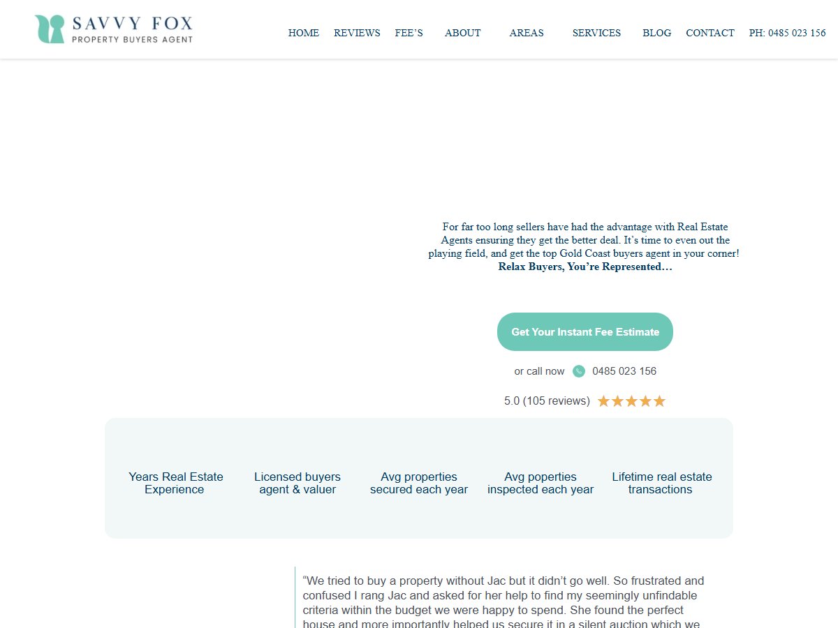 Savvy Fox Buyers Agent