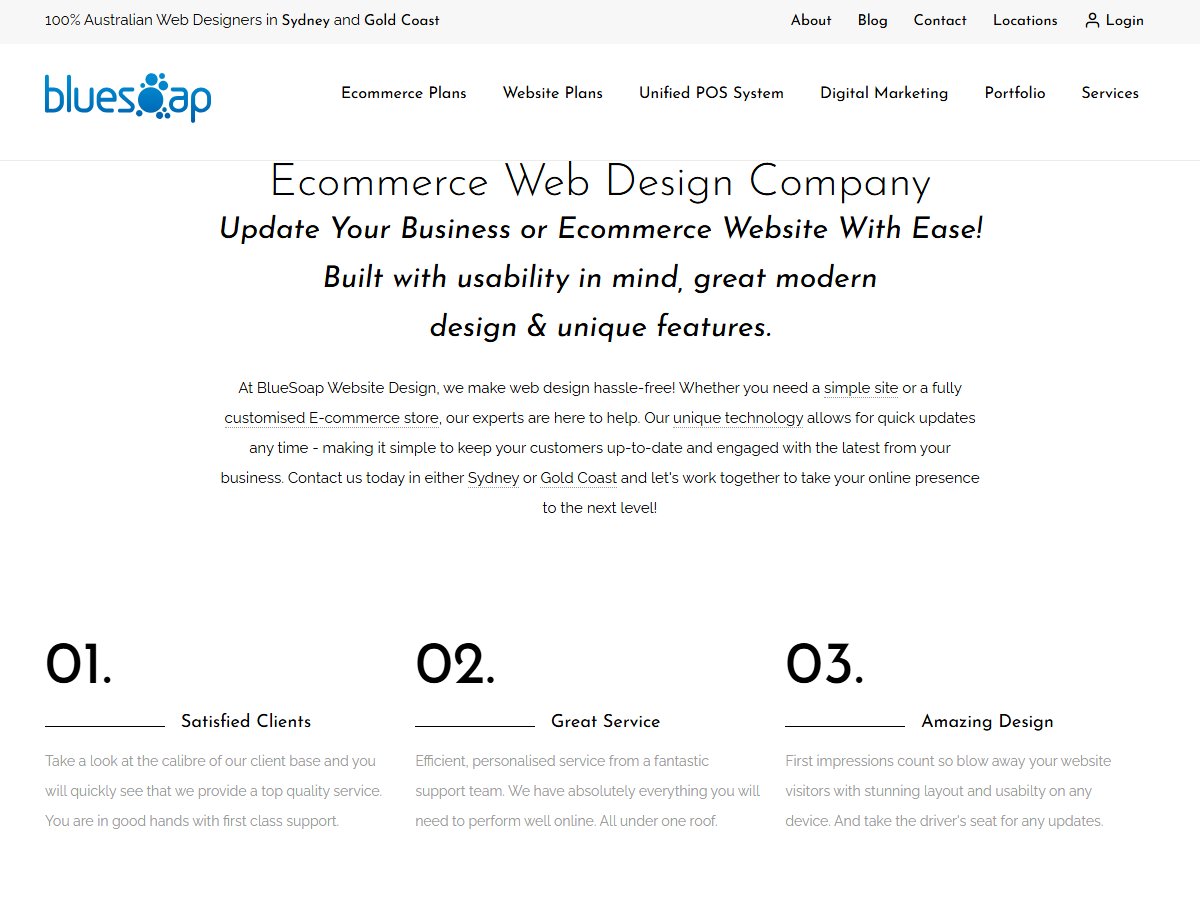 BlueSoap Website Designers