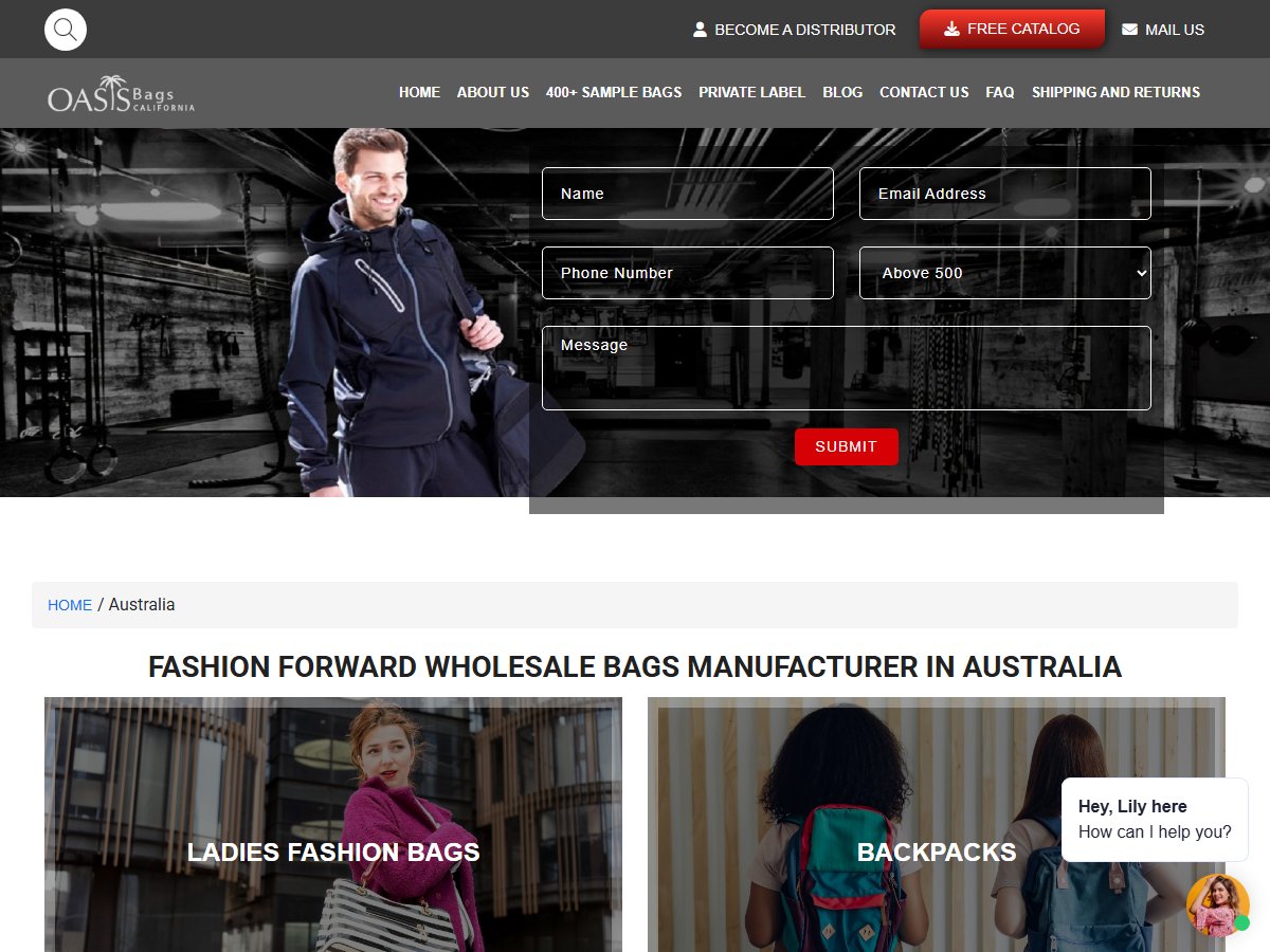 Bag Manufacturers Australia