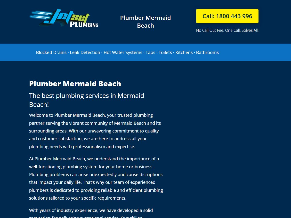 Plumber Mermaid Beach