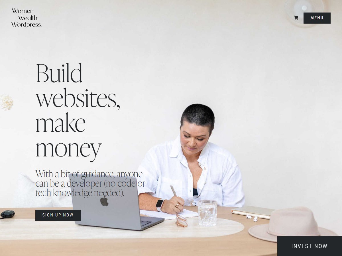 Women Wealth WordPress