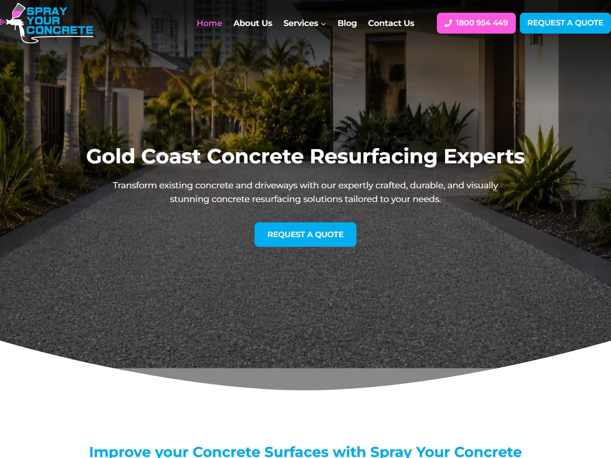 Spray Your Concrete