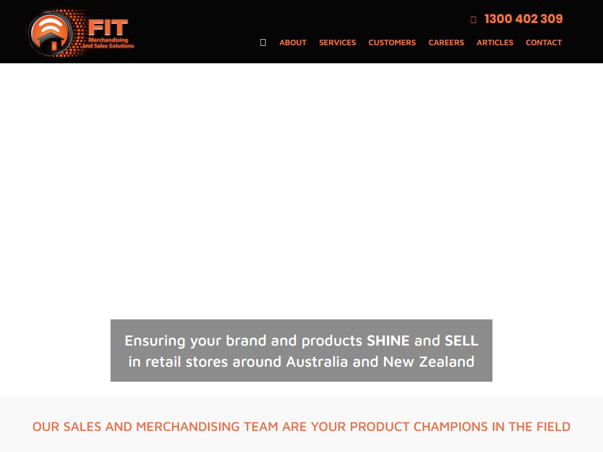 Fit Merchandising & Sales Solutions