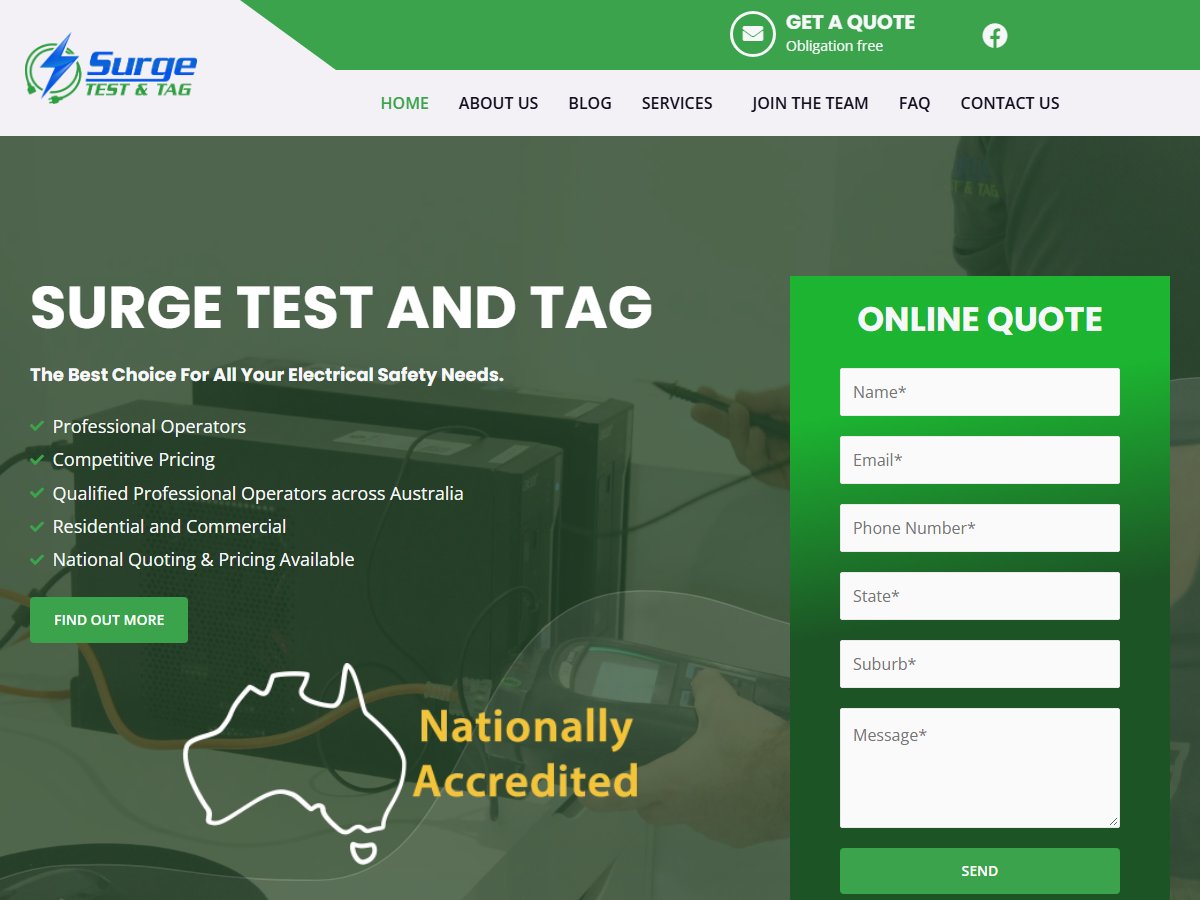 Surge Test and Tag Coomera