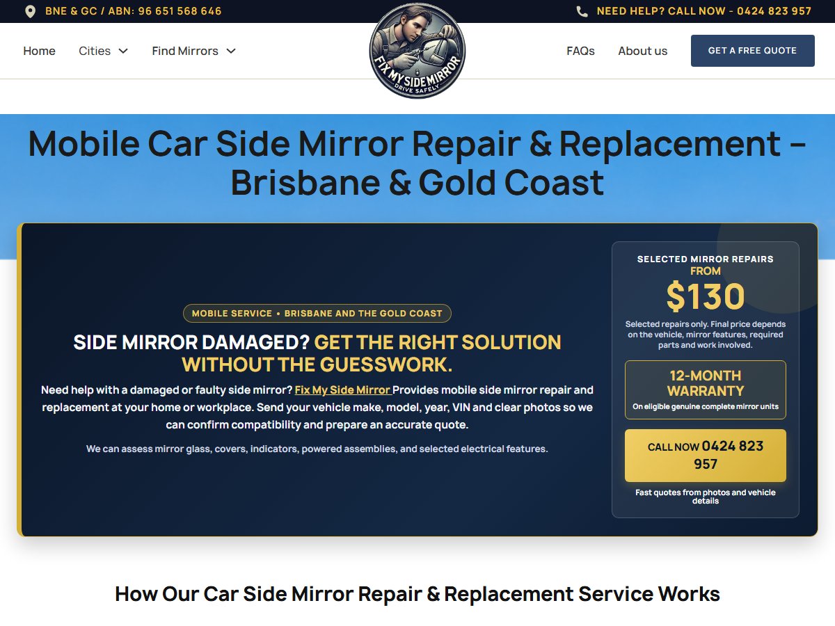 Fix My Side Mirror.