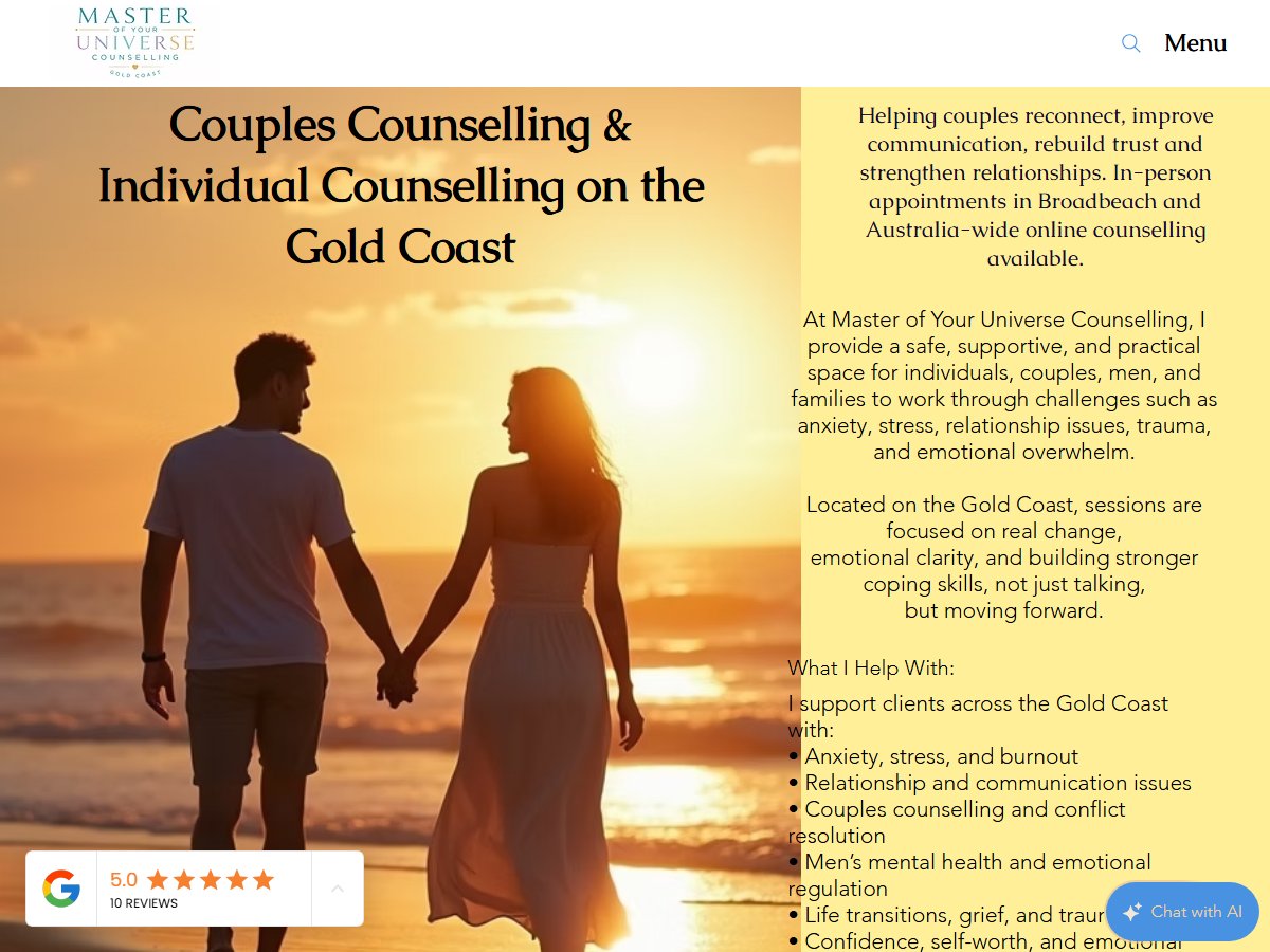 Master of your Universe Counselling