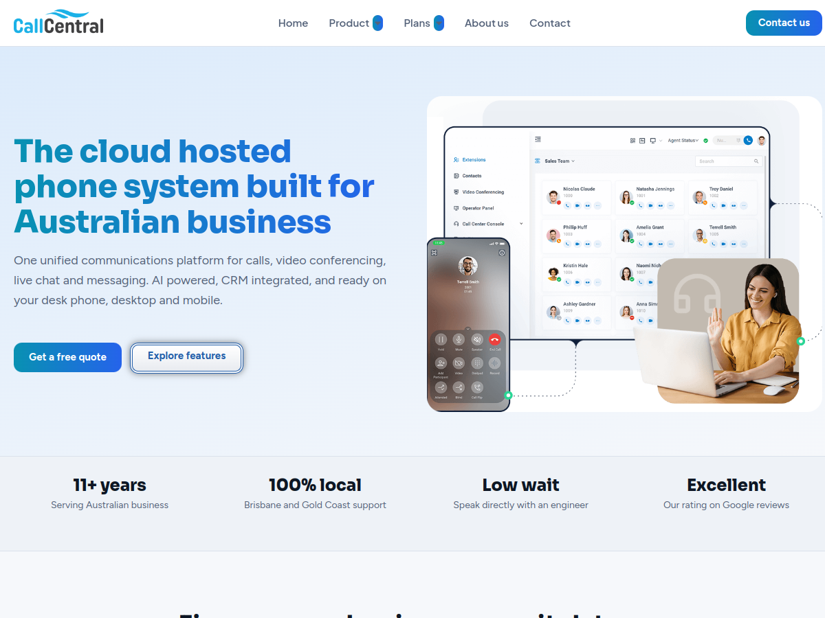 Call Central Communications – Business VOIP Solutions